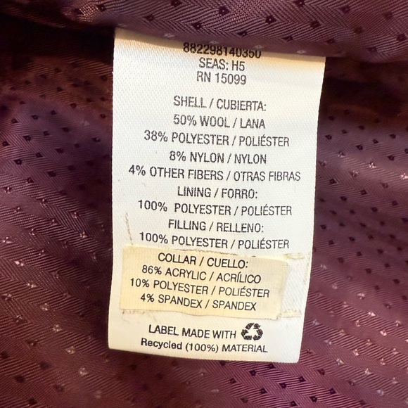 Structure Vintage Wool Blend Vest. Large. - Picture 7 of 8